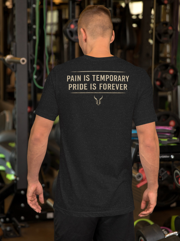 SteelHorn Studios Special Edition Tee — "Pain Is Temporary, Pride Is Forever"