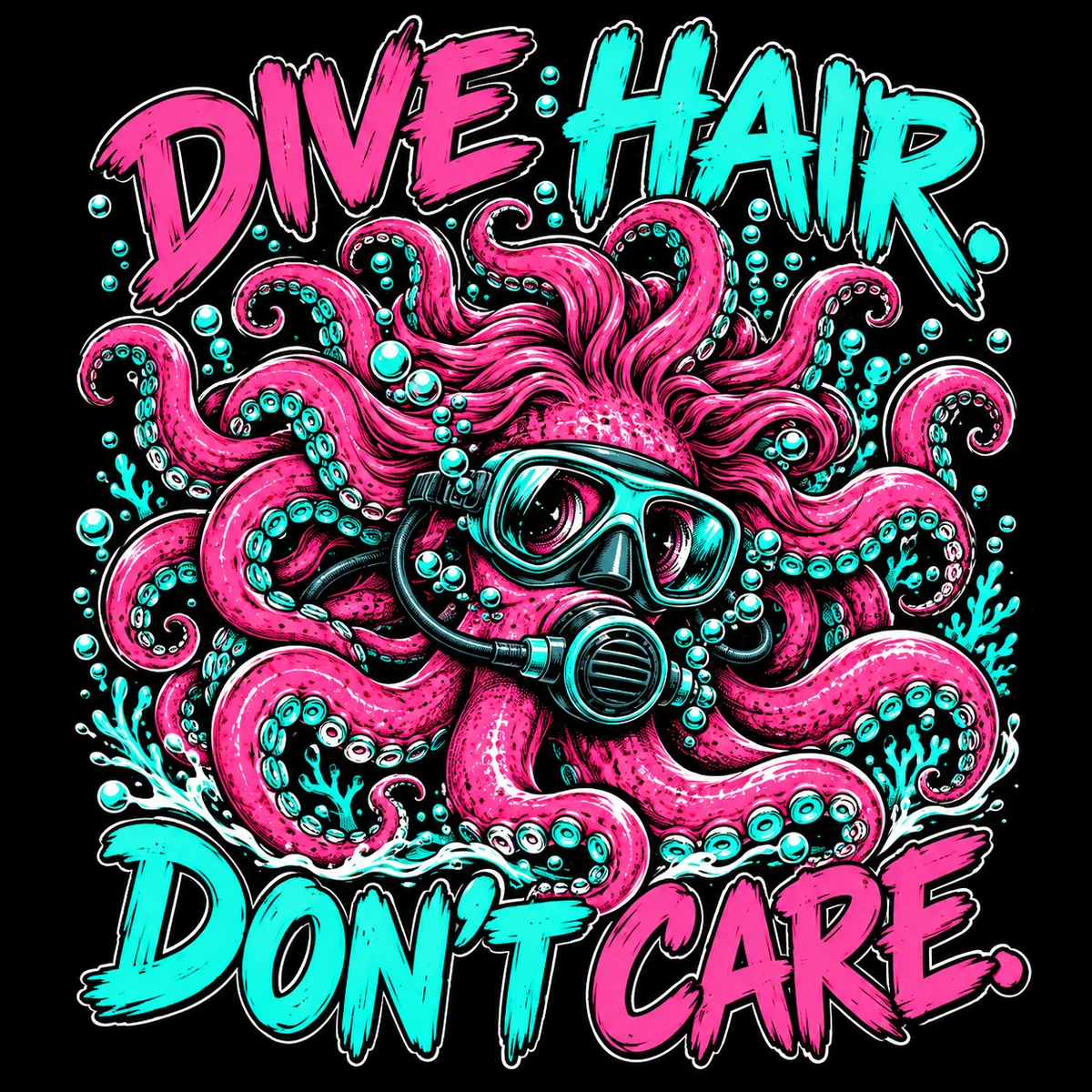 Dive Hair. Don't Care.
