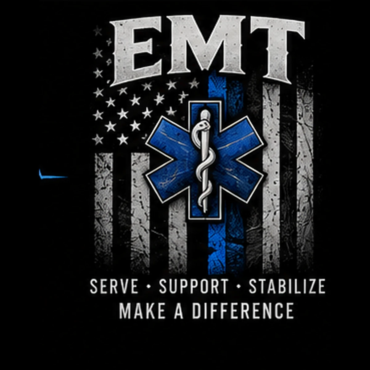 EMT Flag: Serve, Support, Stabilize