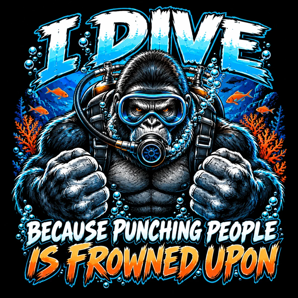 I Dive Because Punching People Is Frowned Upon