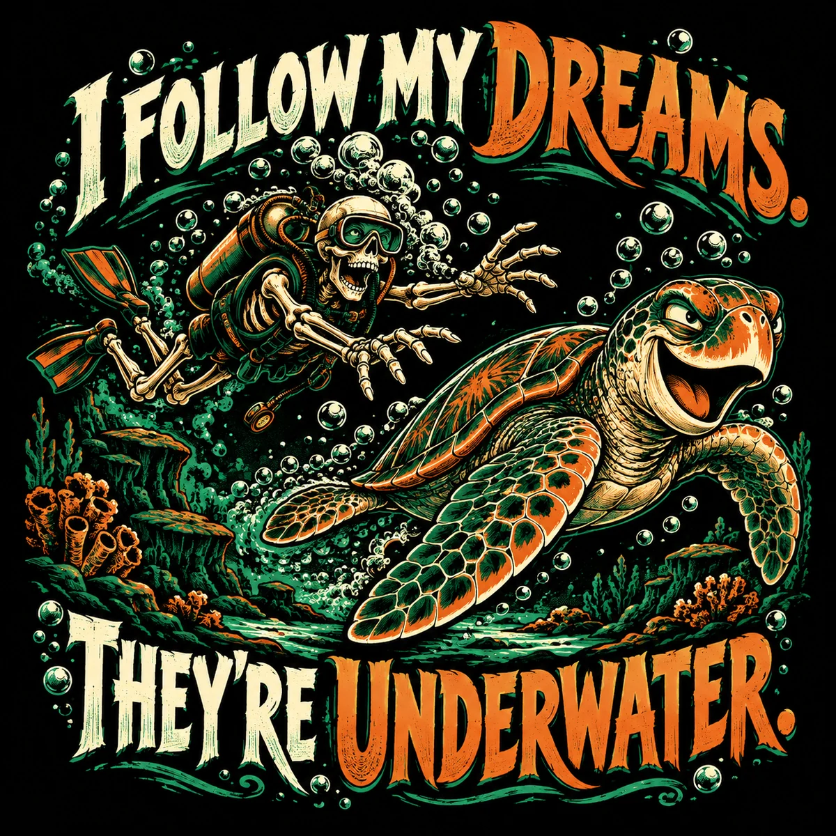 I Follow My Dreams. They're Underwater.