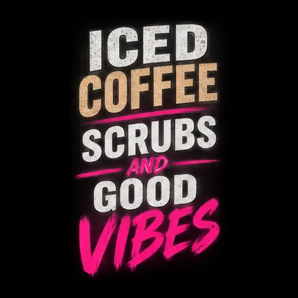 Iced Coffee, Scrubs and Good Vibes