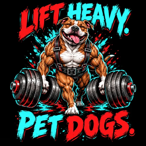 Lift Heavy. Pet Dogs.