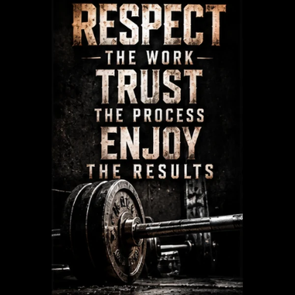 Respect the Work. Trust the Process. Enjoy the Results.