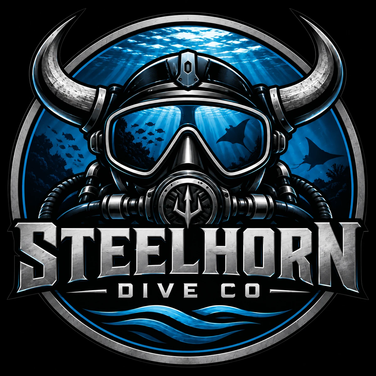 SteelHorn Dive Co. Logo Tee