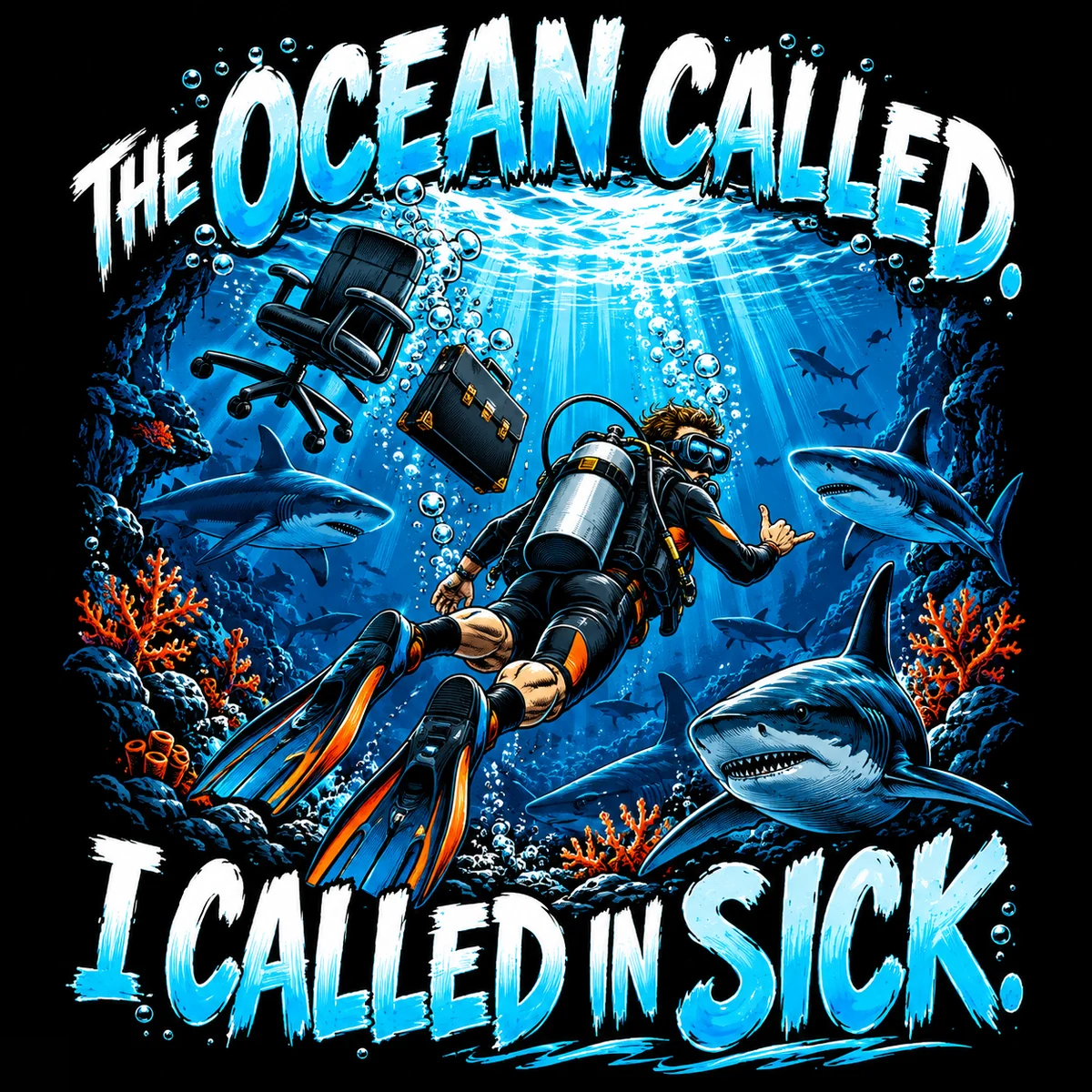 The Ocean Called. I Called in Sick.